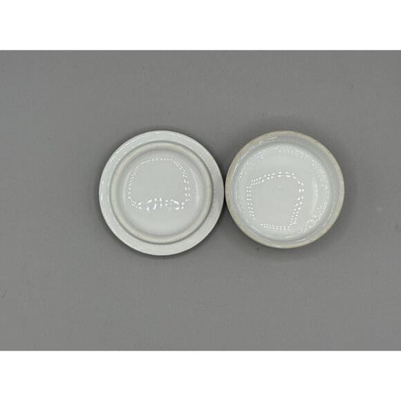 Porcelain Round Trinket Stash Box St. Regis Ltd Brazil Navy Blue Gold Floral - Picture 4 of 6